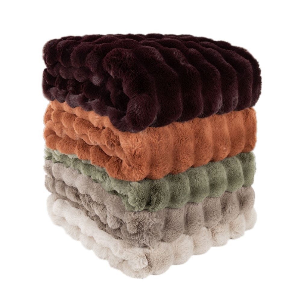 Malini Accessories Malini Raffles Beige Throw House of Isabella UK