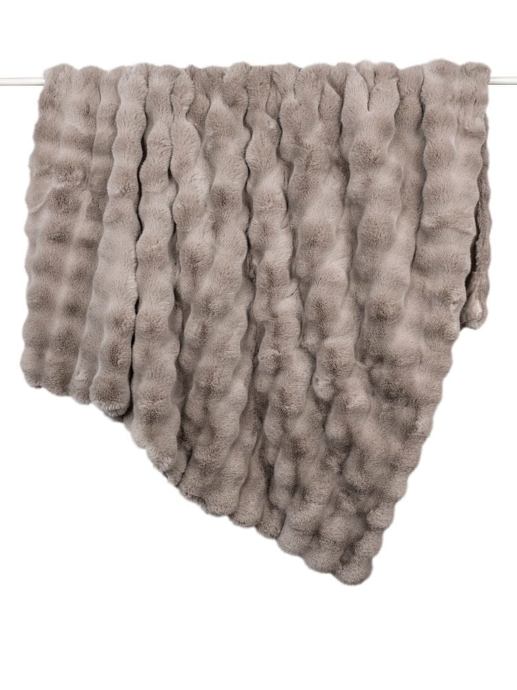 Malini Accessories Malini Raffles Taupe Throw House of Isabella UK