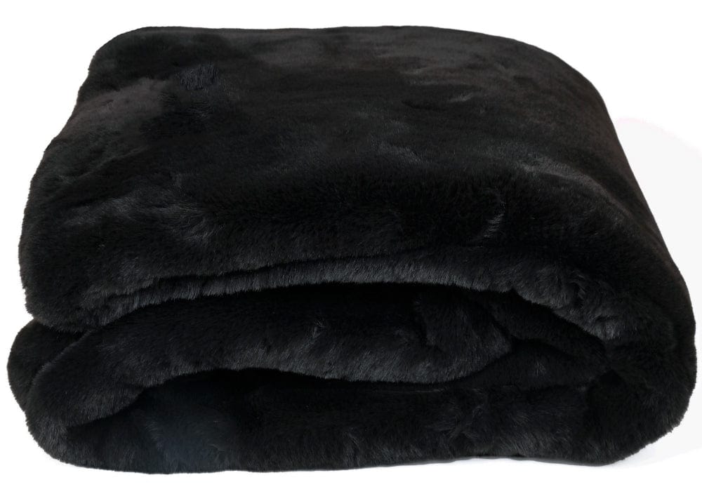 Malini Rapture Black Throw.