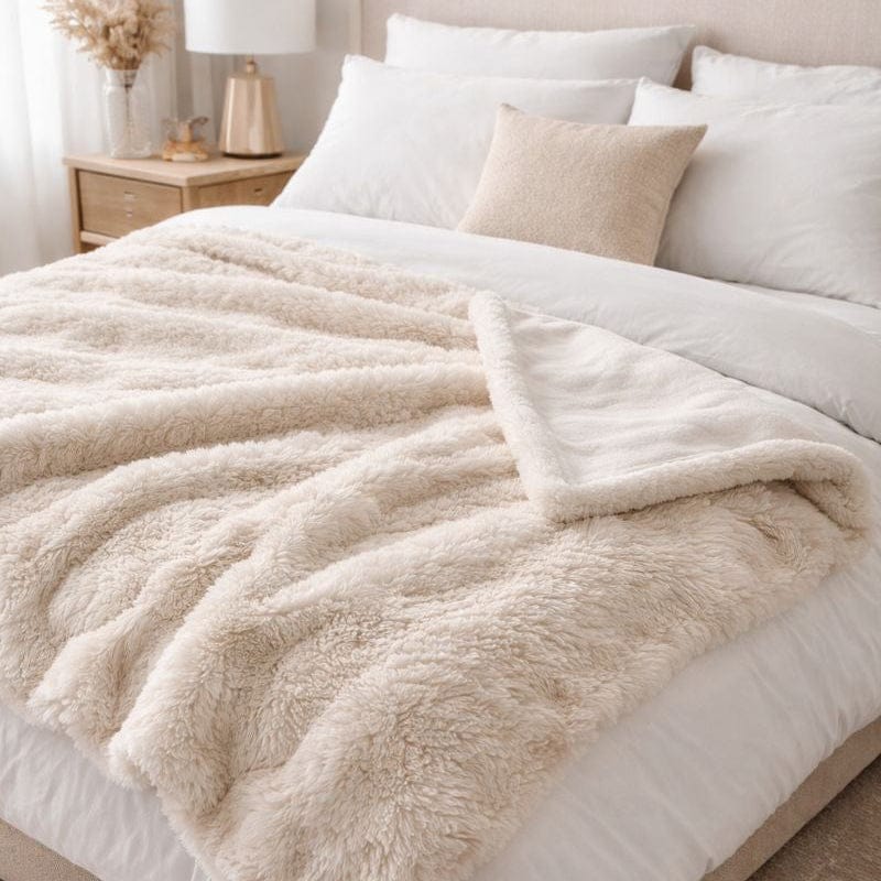 Malini Accessories Malini Rapture White Throw House of Isabella UK