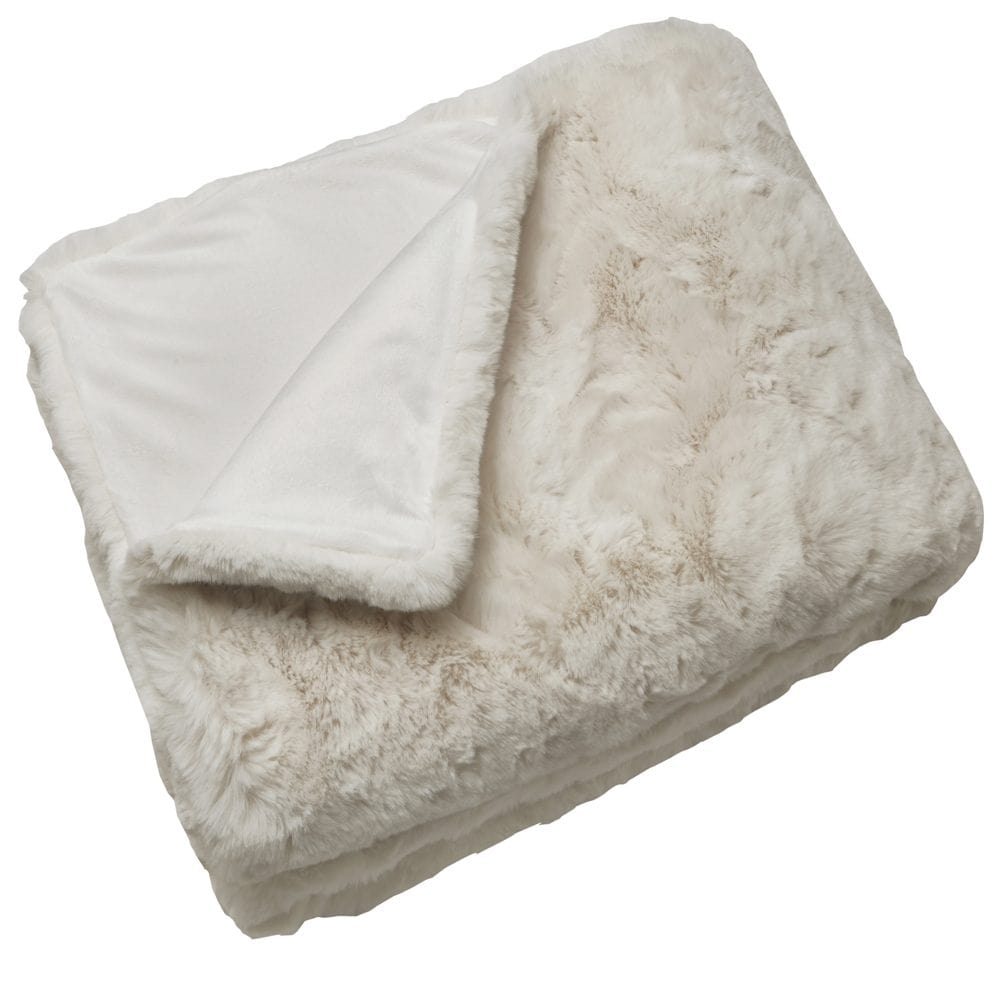 Malini Rapture White Throw.