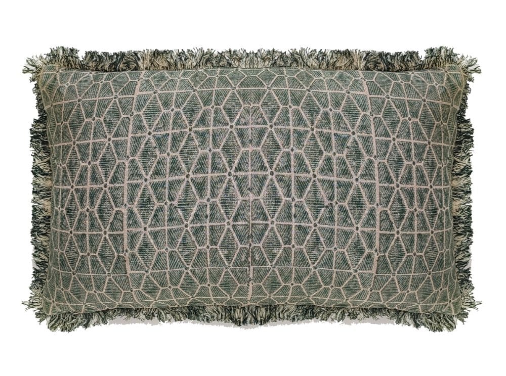 Malini Ravi Green Cushion.