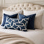 Malini Accessories Malini Rectangle Edison Blue Cushion House of Isabella UK