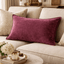 Malini Accessories Malini Rectangle Noblis Aubergine Cushion House of Isabella UK