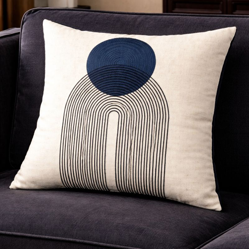 Malini Accessories Malini Saloni Navy Cushion House of Isabella UK
