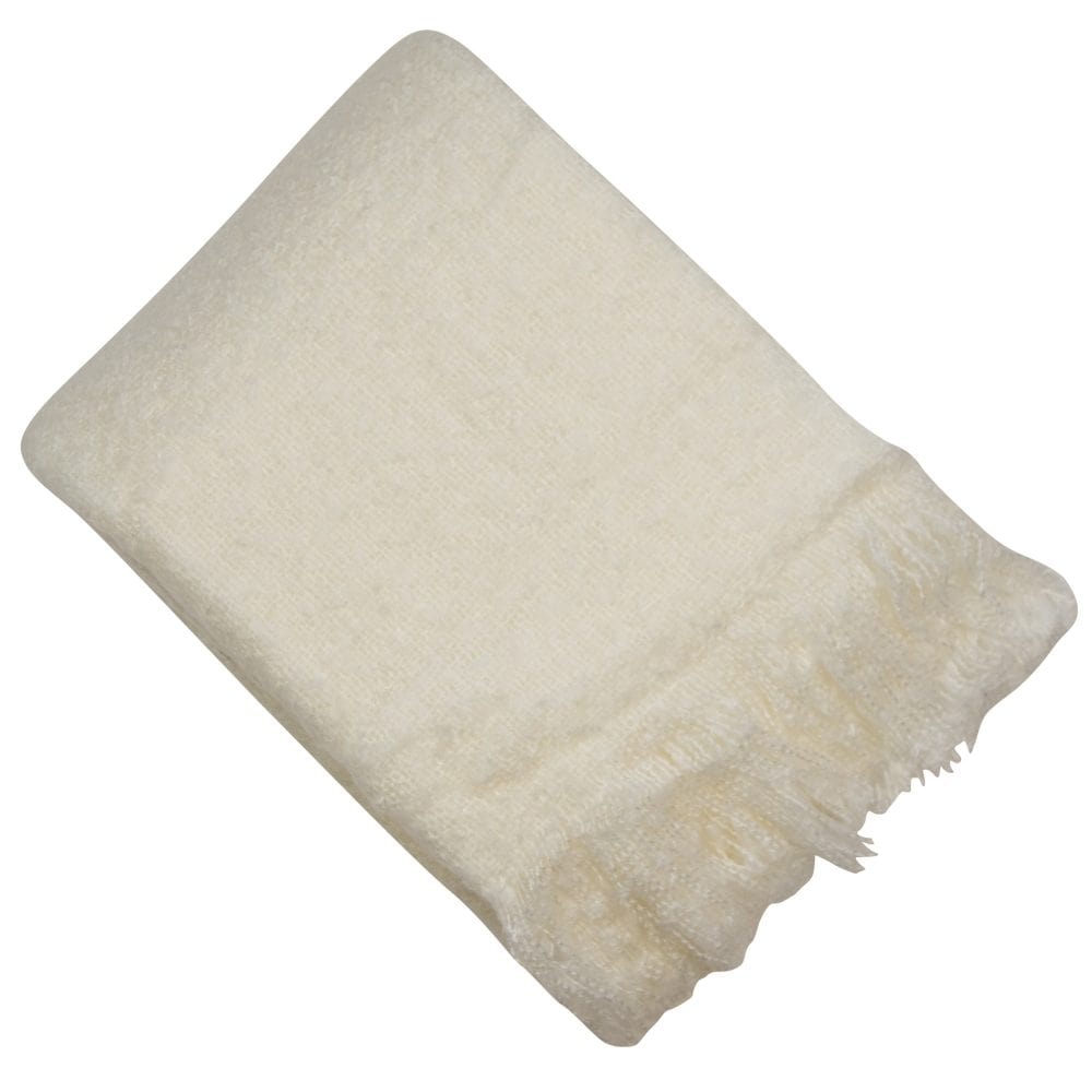 Malini Serena Ivory Throw.