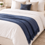 Malini Accessories Malini Serena Navy Throw House of Isabella UK
