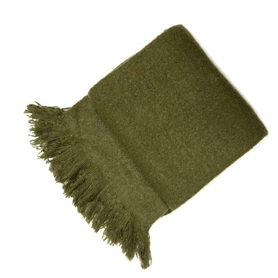 Malini Accessories Malini Serena Olive Throw House of Isabella UK