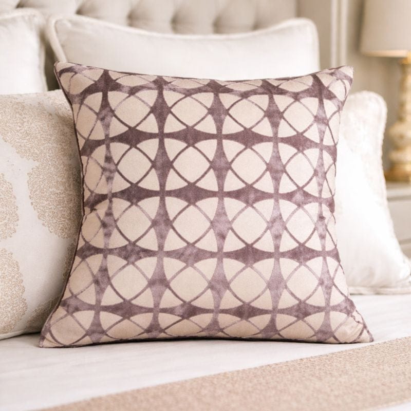 Malini Accessories Malini Spiral Grey Cushion House of Isabella UK