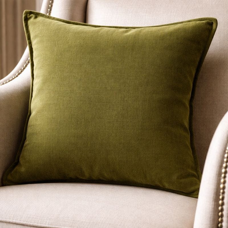 Malini Accessories Malini Tia Olive Cushion House of Isabella UK