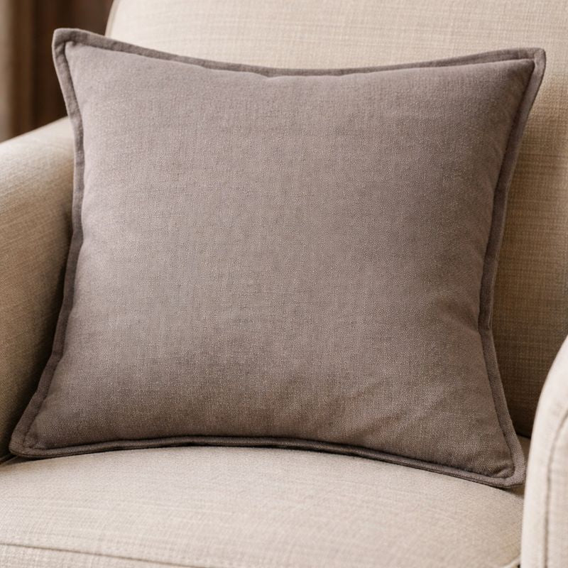 Malini Accessories Malini Tia Taupe Cushion House of Isabella UK