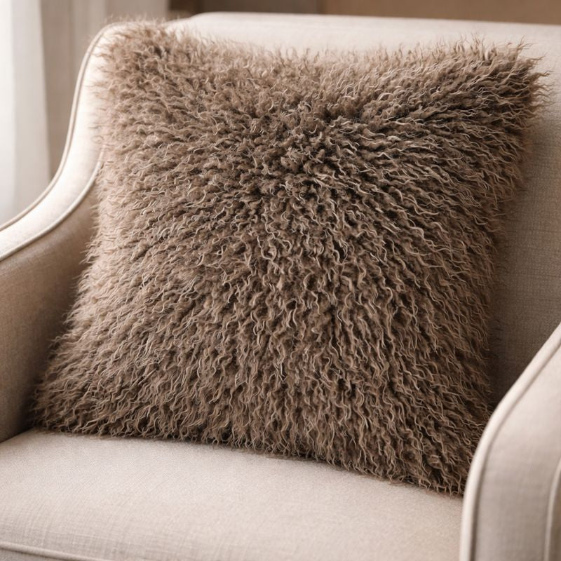 Malini Accessories Malini Tibet Coffee Cushion House of Isabella UK