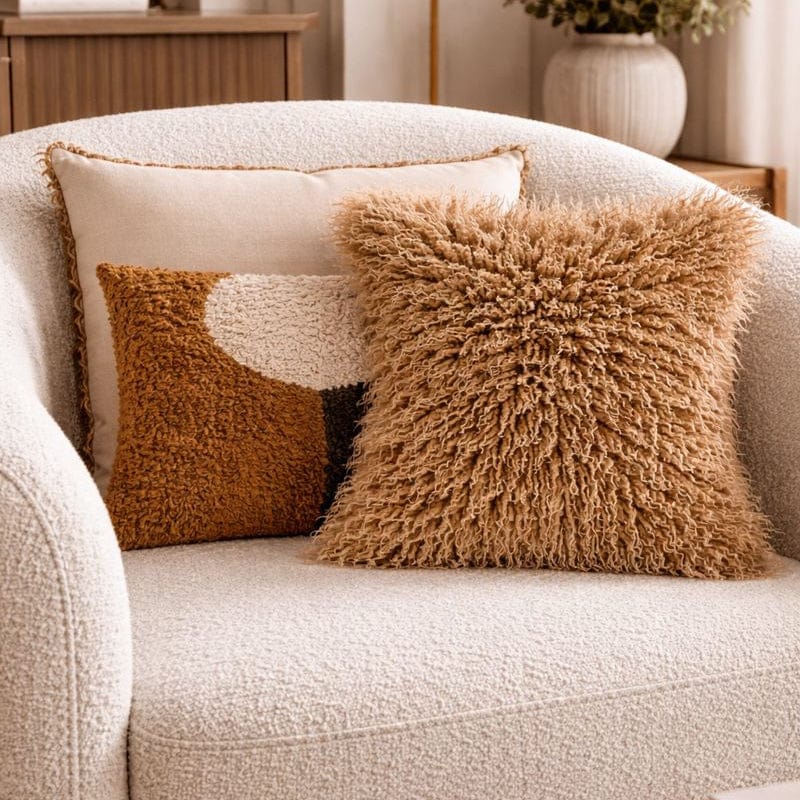 Malini Accessories Malini Tibet Terracotta Cushion House of Isabella UK