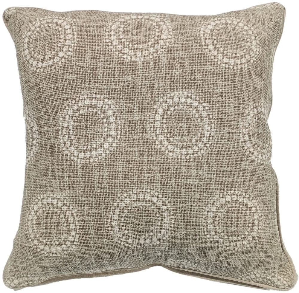 Malini Una Taupe Cushion.