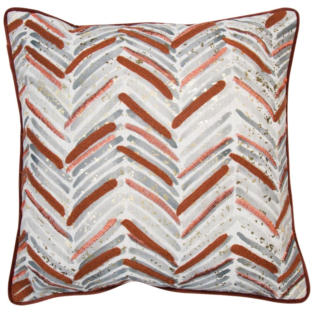 Malini Verdi Rust Cushion.