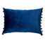 Malini Accessories Nappa Navy & Grey Fibre Filled Cushion House of Isabella UK