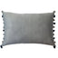 Malini Accessories Nappa Navy & Grey Fibre Filled Cushion House of Isabella UK