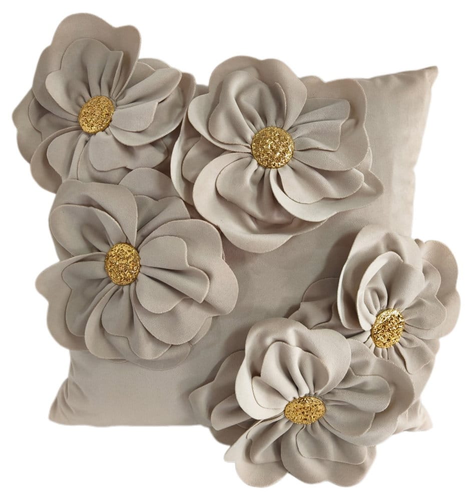 Malini Accessories Paul Moneypenny Blooming Wonderful Ivory Cushion House of Isabella UK