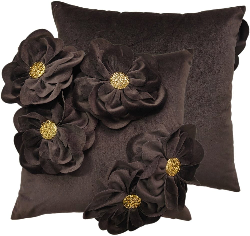 Malini Accessories Paul Moneypenny Bloomingwonderful Choc Cushion House of Isabella UK