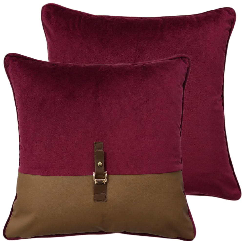 Malini Accessories Paul Moneypenny Buckleup Wine Cushion House of Isabella UK
