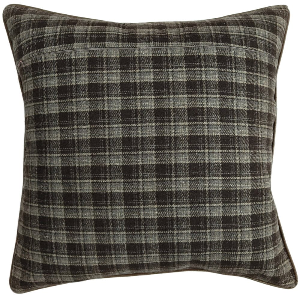 Malini Accessories Paul Moneypenny Checkedout Cushion House of Isabella UK