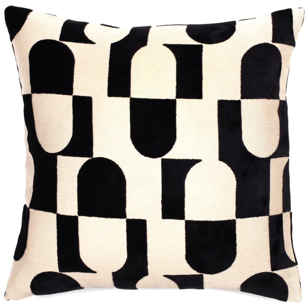 Paul Moneypenny Chillpill Black Large Cushion.
