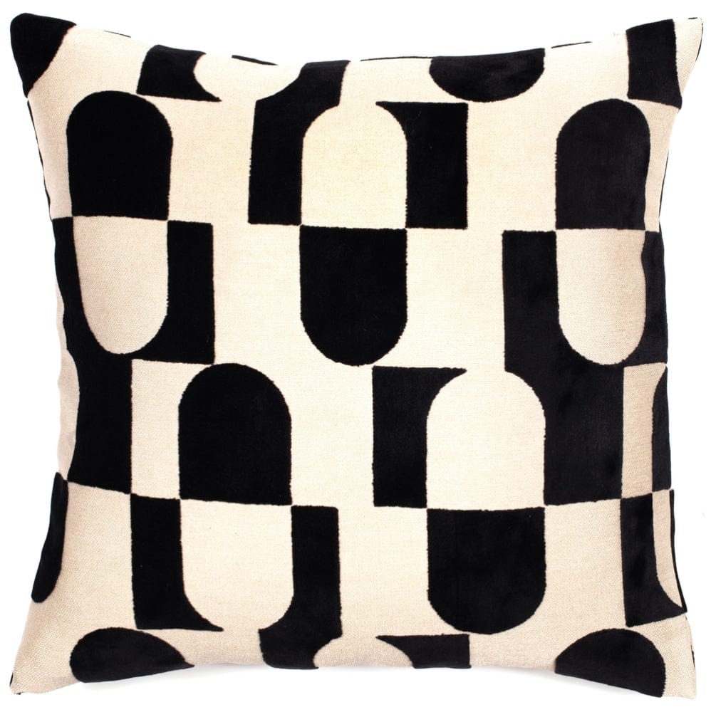 Malini Accessories Paul Moneypenny Chillpill Black Large Cushion House of Isabella UK