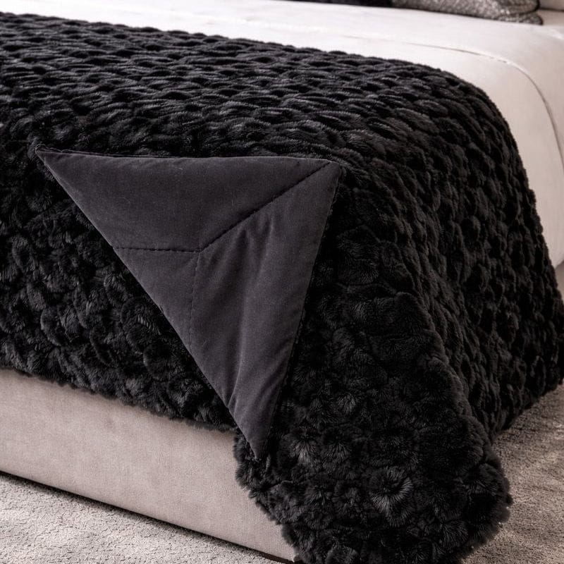 Malini Accessories Paul Moneypenny Koochikoo Black Throw House of Isabella UK