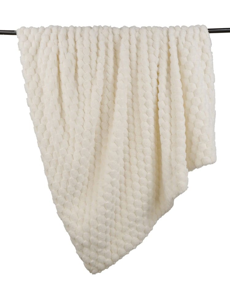 Malini Accessories Paul Moneypenny Koochikoo Ivory Throw House of Isabella UK