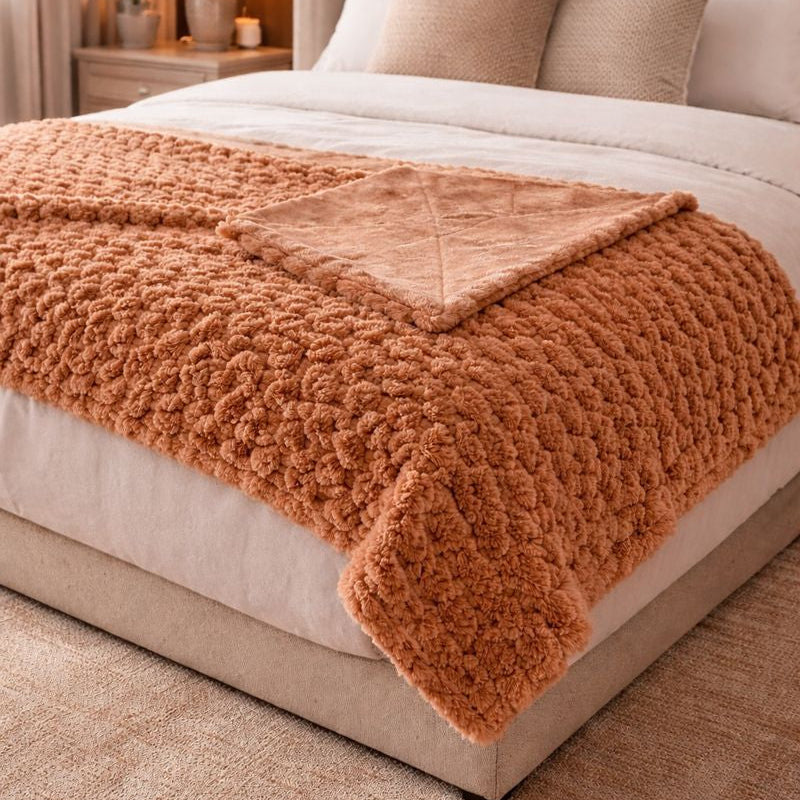 Malini Accessories Paul Moneypenny Koochikoo Orange Throw House of Isabella UK