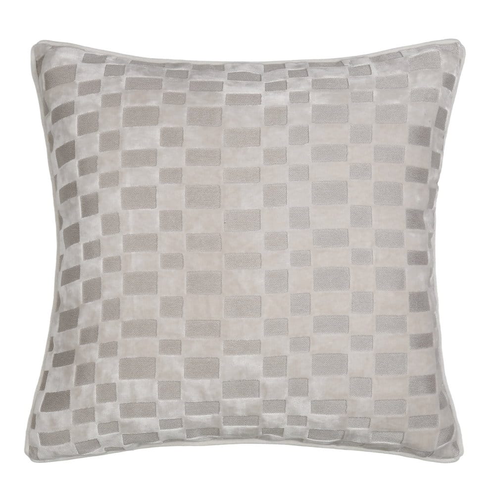 Malini Accessories Paul Moneypenny Large Modblock Ivory Cushion House of Isabella UK