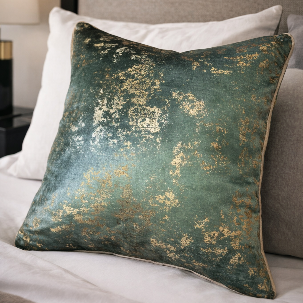 Malini Accessories Paul Moneypenny Spoiltrotton Sage Cushion House of Isabella UK