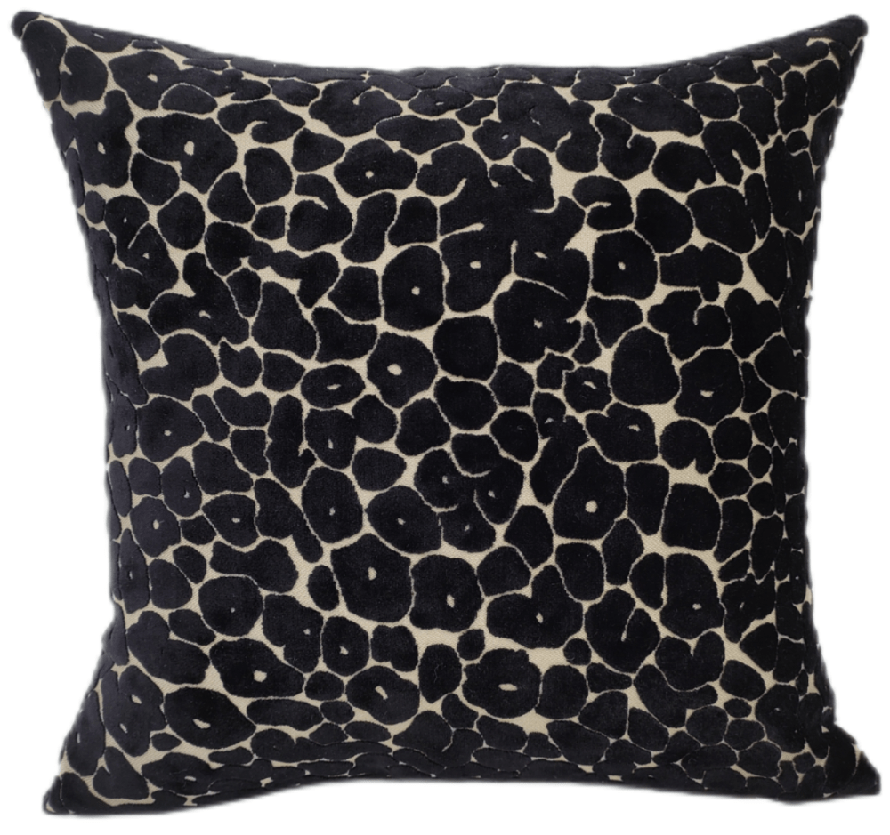 Malini Accessories Paul Moneypenny Spoton Black Large Cushion House of Isabella UK