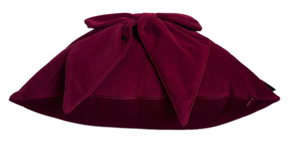 Malini Accessories Paul Moneypenny Tiedup Scarlet Cushion House of Isabella UK