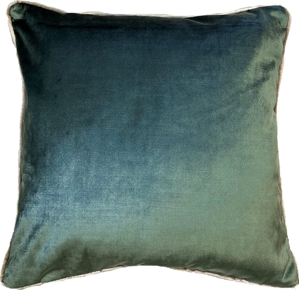 Paul Moneypenny Twofaced Sage And Gold Cushion.