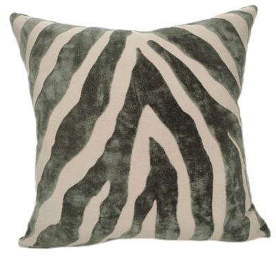 Malini Accessories Paul Moneypenny Zebedeedodah Sage Cushion House of Isabella UK