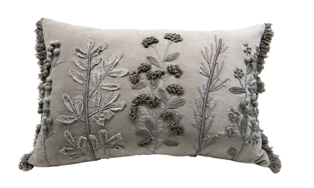 Malini Accessories Rectangular Kew Taupe Cushion House of Isabella UK