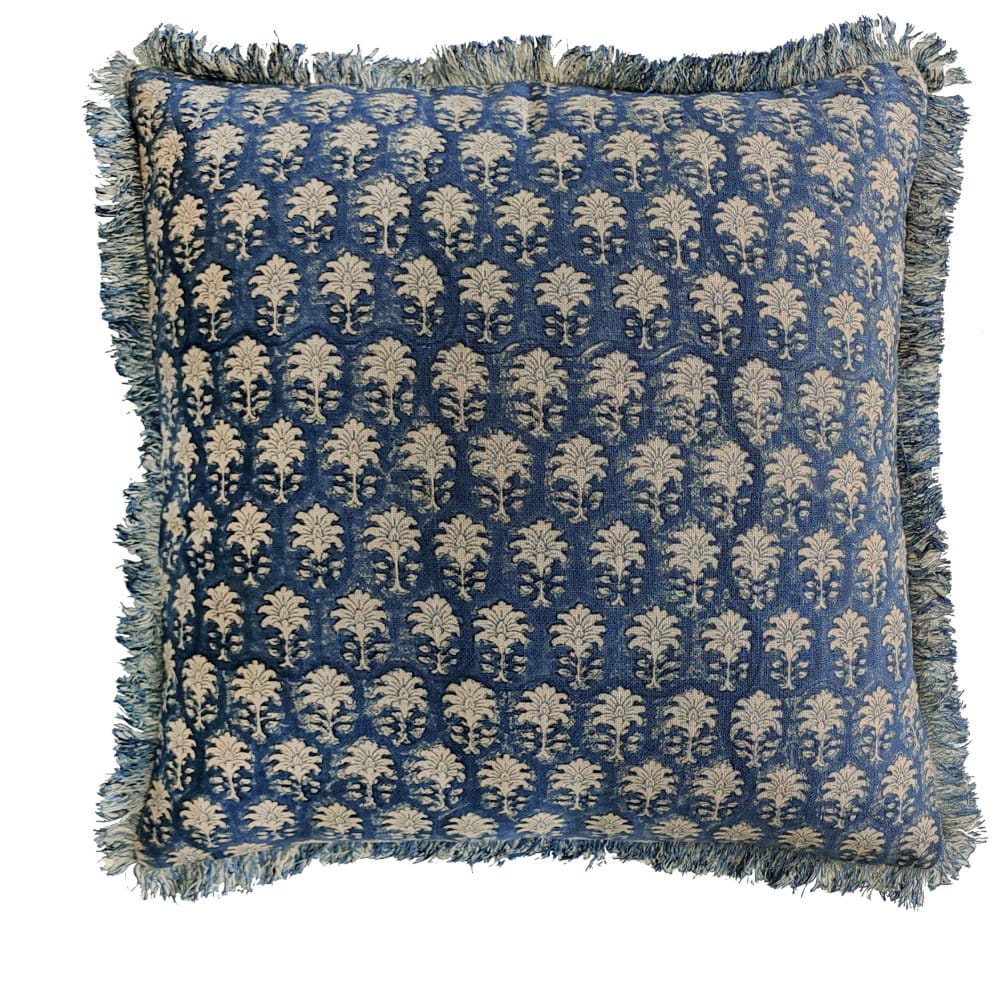 Malini Accessories Sarika Indigo Cushion House of Isabella UK