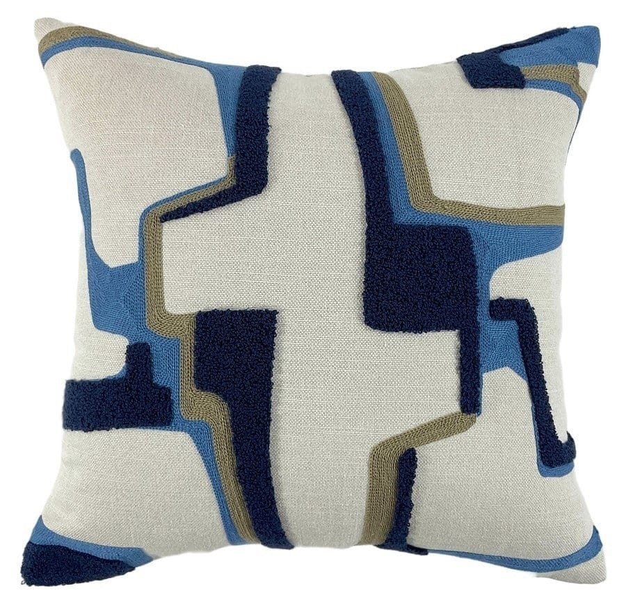 Malini Accessories Small Alto Blue Cushion House of Isabella UK