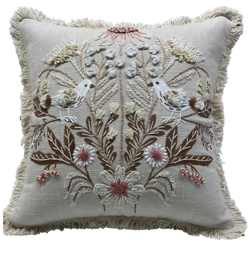 Malini Accessories Small BloomBird Cushion House of Isabella UK