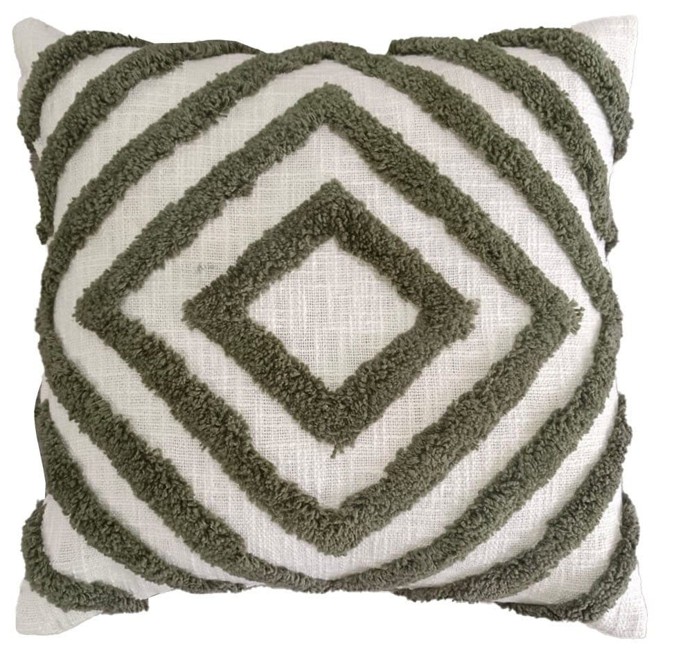 Malini Accessories Small Mesa Olive Cushion House of Isabella UK