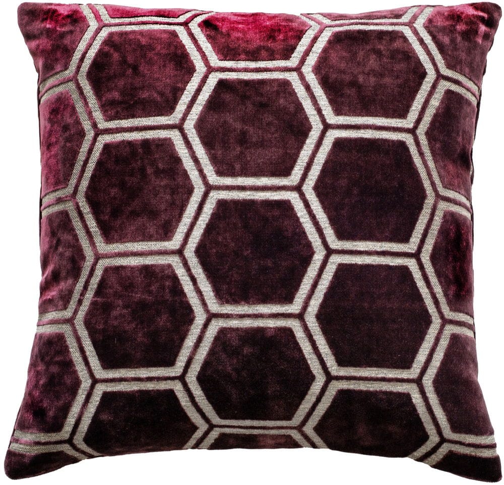 Malini Living Malini Ivor Aubergine Cushion House of Isabella UK