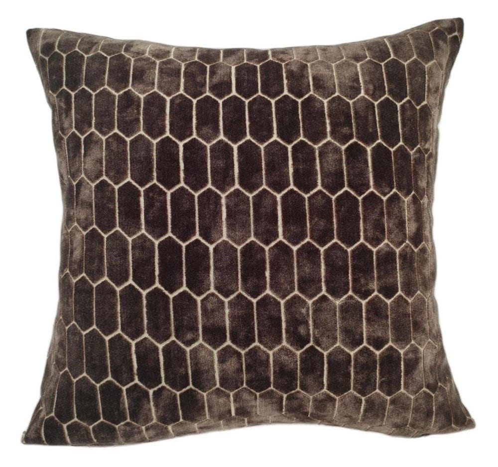 Malini Living Malini Large Albie Choc Cushion House of Isabella UK