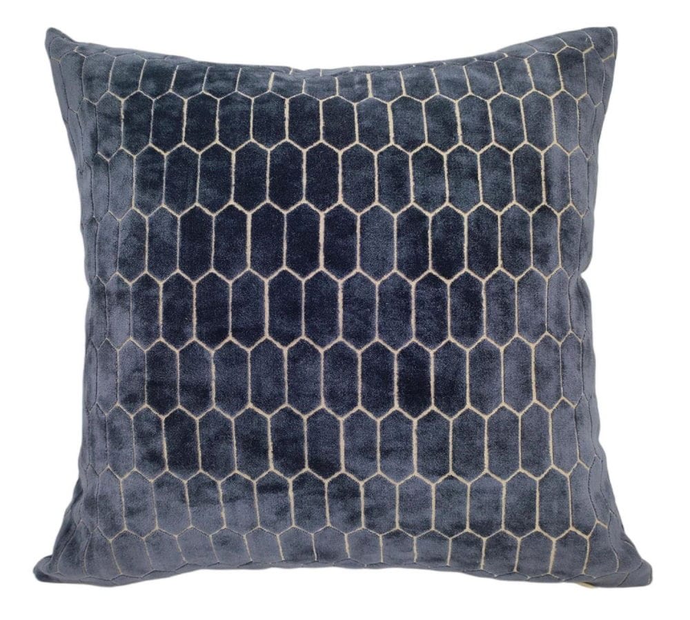 Malini Living Malini Large Albie Navy Cushion House of Isabella UK