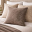 Malini Living Malini Large Bingham Darkchoc Cushion House of Isabella UK