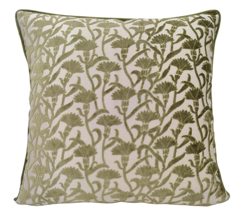 Malini Living Malini Large Cassia Olive Cushion House of Isabella UK