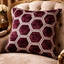 Malini Living Malini Large Ivor Aubergine Cushion House of Isabella UK