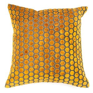 Malini Living Malini Large Jorvik Gold Cushion House of Isabella UK
