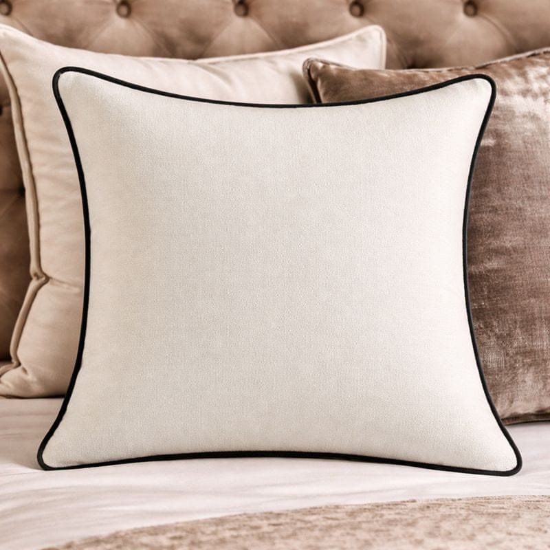 Malini Living Malini Large Kivo Black Cushion House of Isabella UK