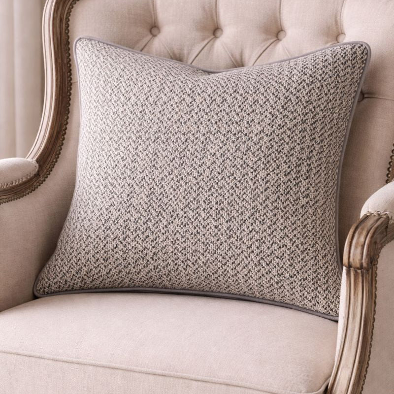 Malini Living Malini Large Mura Silver Cushion House of Isabella UK